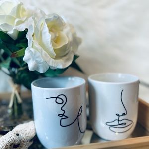 Coffee mug set of 2